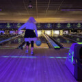 Su about to 'launch' one down the lane.