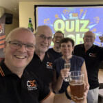 The CSC quiz night organisers, Simon John, Kev, Debbie, and Phil.
