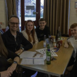 Team 'Always the Bridesmaids' with Christina, Mike, Robyn, Luke, Louie, and Matt.