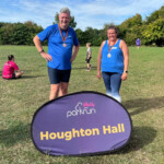 Darren & Vikki complete the Houghton Hall 5K Park run